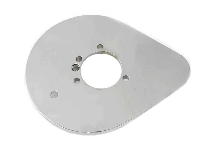 Wyatt Gatling Chrome Alloy Air Cleaner Backing Plate for Bendix-Keihin Carbs by Wyatt Gatling