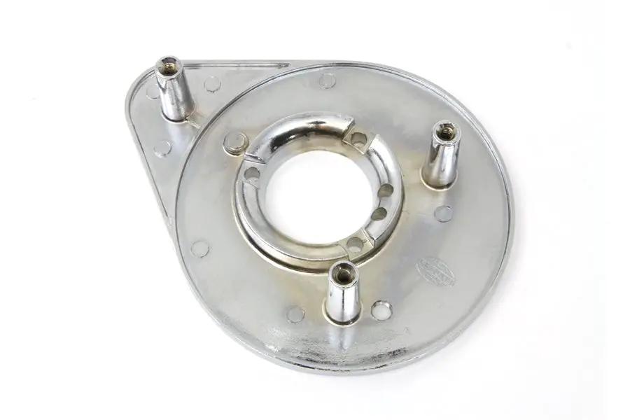 Wyatt Gatling Chrome Alloy Air Cleaner Backing Plate for Bendix-Keihin Carbs by Wyatt Gatling