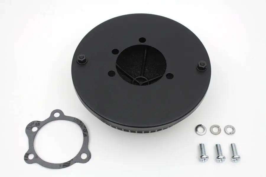 Wyatt Gatling Black Round Mesh Air Cleaner with Element for Harley Davidson FL by Wyatt Gatling