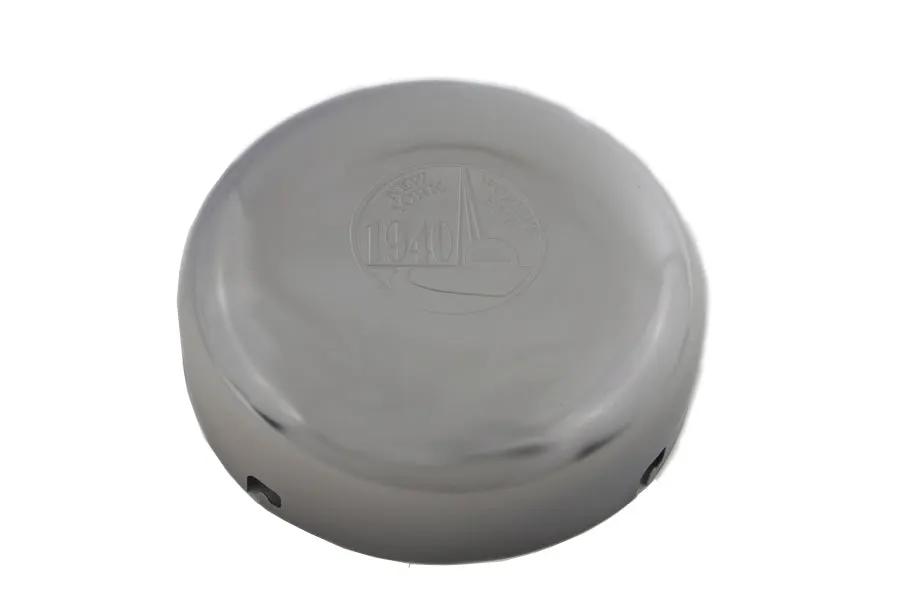 Wyatt Gatling 77399 7 Inch World's Fair Logo Chrome Air Cleaner Cover for Harley Davidson FL by Wyatt Gatling