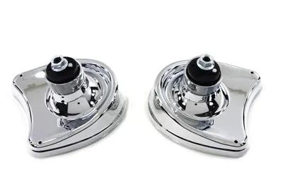 Wyatt Gatling Part 77303 Split Vision Fairing Mount Mirror Set for Harley Davidson FLHT by Wyatt Gatling
