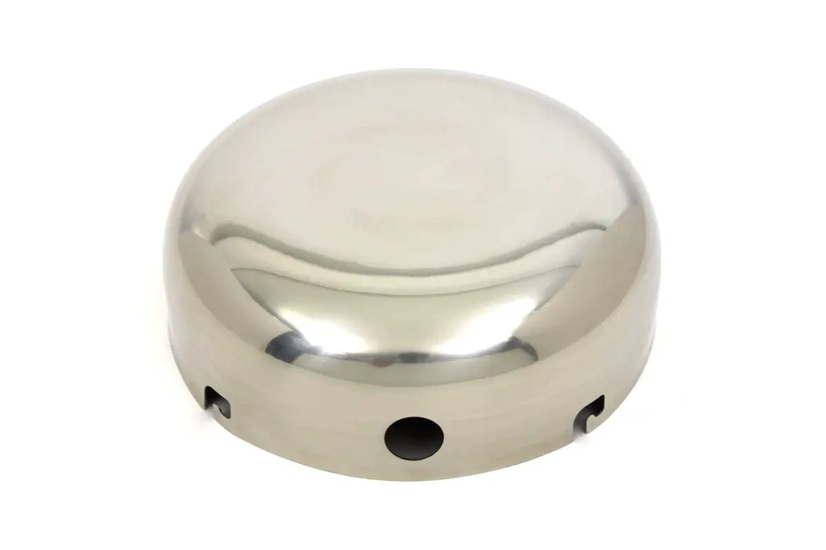 Wyatt Gatling Part 77566 Polished Stainless Steel J-Slot Air Cleaner Cover for Harley Davidson FL Models by Wyatt Gatling