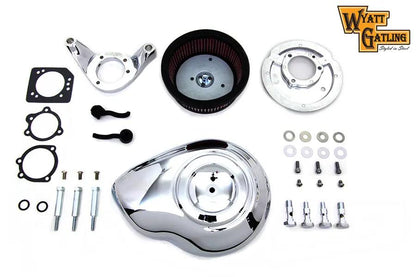 V-Twin 8 Inch Teardrop Air Cleaner Assembly for Harley Davidson FXST Models by V-Twin