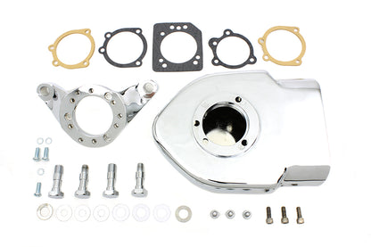 Wyatt Gatling 34-1361 Chrome Flame Air Cleaner Kit for CV Carburetors