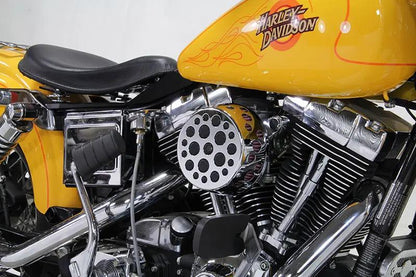 V-Twin Chrome Wyatt Gatling Air Cleaner Assembly for Harley Davidson FXST by V-Twin