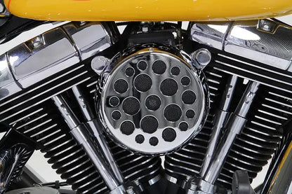 V-Twin Chrome Wyatt Gatling Air Cleaner Assembly for Harley Davidson FXST by V-Twin