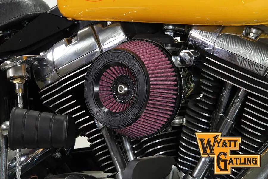 V-Twin Wyatt Gatling Air Cleaner Assembly for Harley Davidson FXST (1993-2002) by V-Twin