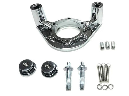 Wyatt Gatling 50mm EFI Breather and Air Cleaner Mount Kit for Harley Davidson FLT Models by Wyatt Gatling