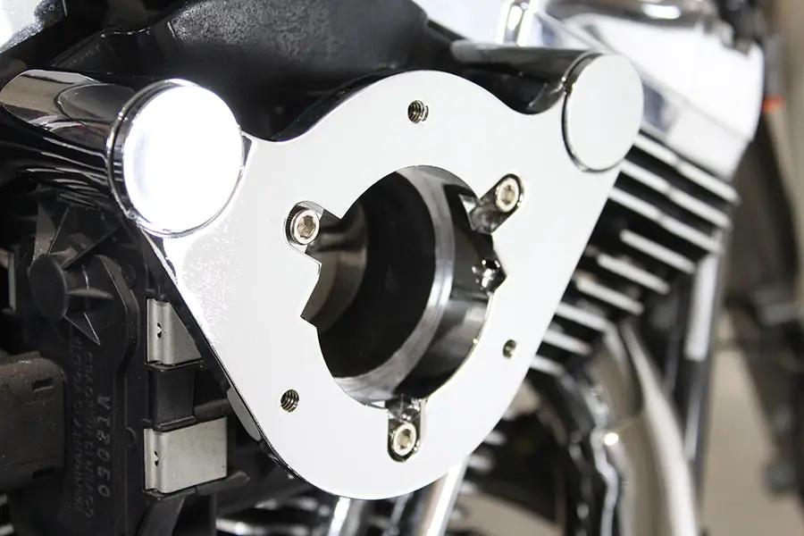 Wyatt Gatling 50mm EFI Breather and Air Cleaner Mount Kit for Harley Davidson FLT Models by Wyatt Gatling