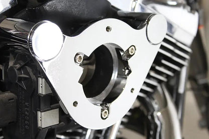 Wyatt Gatling 50mm EFI Breather and Air Cleaner Mount Kit for Harley Davidson FLT Models by Wyatt Gatling