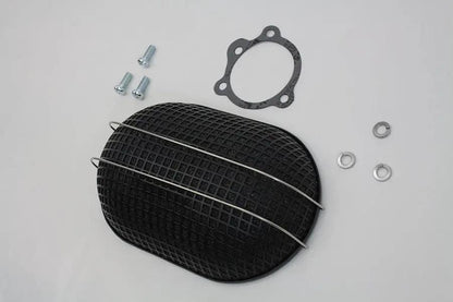 Wyatt Gatling Black Turbo Air Cleaner for Harley Davidson FL 1972-1981, Part #19395B by Wyatt Gatling