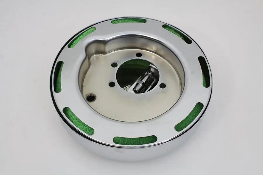 Wyatt Gatling 70391 7 Inch Chrome Round Air Cleaner for Harley Davidson XL by Wyatt Gatling