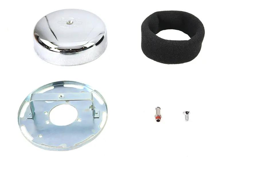 Wyatt Gatling 7 Inch Round Chrome Air Cleaner for Harley Davidson FXST (1990-1999) by Wyatt Gatling