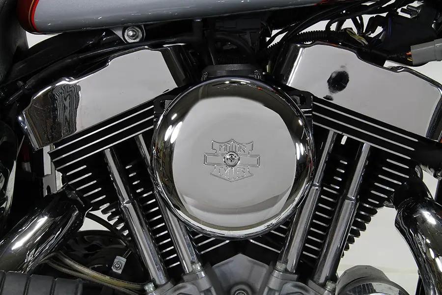 Wyatt Gatling 7 Inch Round Chrome Air Cleaner for Harley Davidson FXST (1990-1999) by Wyatt Gatling