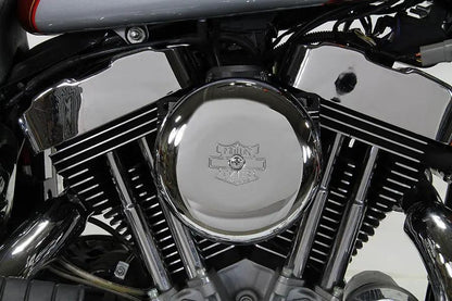 Wyatt Gatling 7 Inch Round Chrome Air Cleaner for Harley Davidson FXST (1990-1999) by Wyatt Gatling