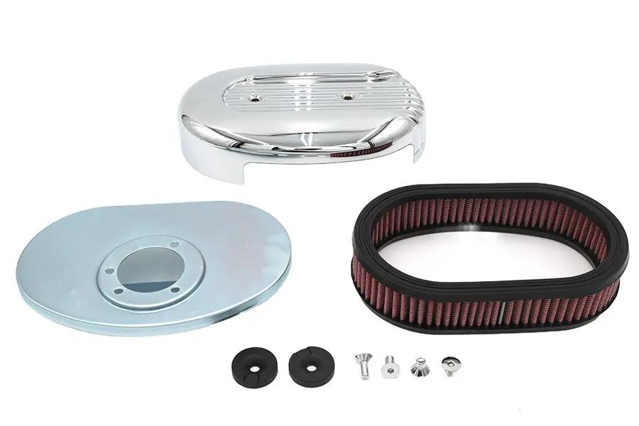 Wyatt Gatling Oval Air Cleaner Assembly for Harley Davidson FLT Models by Wyatt Gatling