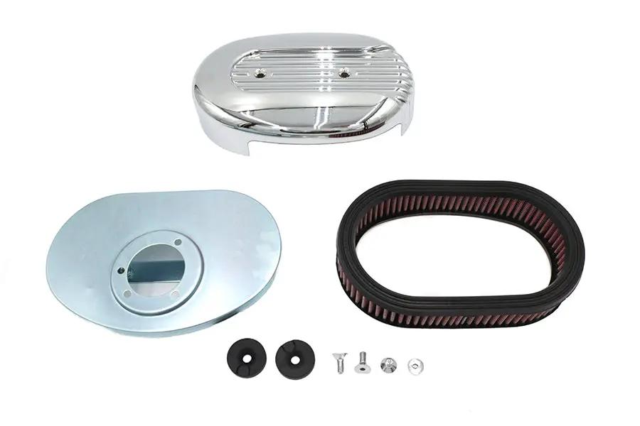 Wyatt Gatling Oval Air Cleaner Assembly for Harley Davidson FLT Models by Wyatt Gatling