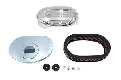Wyatt Gatling Oval Air Cleaner Assembly for Harley Davidson FLT Models by Wyatt Gatling