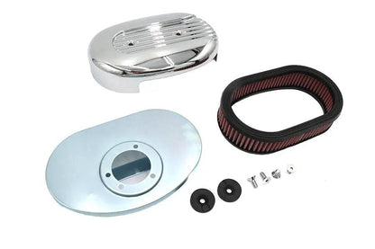 Wyatt Gatling Oval Air Cleaner Assembly for Harley Davidson FLT Models by Wyatt Gatling