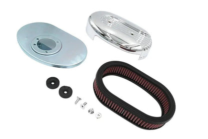 Wyatt Gatling Oval Air Cleaner Assembly for Harley Davidson FLT Models by Wyatt Gatling
