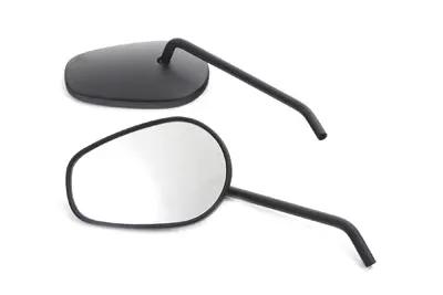 Wyatt Gatling Sidewinder Mirror Set with Round Stems – Black, Part 270828 by Wyatt Gatling