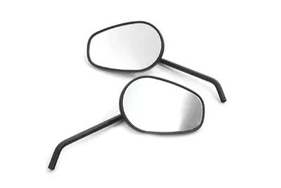 Wyatt Gatling Sidewinder Mirror Set with Round Stems – Black, Part 270828 by Wyatt Gatling