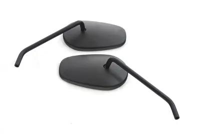 Wyatt Gatling Sidewinder Mirror Set with Round Stems – Black, Part 270828 by Wyatt Gatling