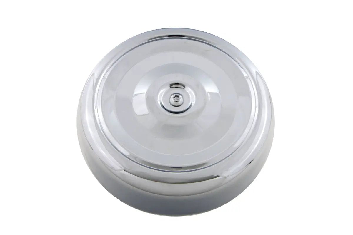 Wyatt Gatling Chrome Round Bobbed Style 7 inch Air Cleaner Cover for Harley Davidson XL by Wyatt Gatling