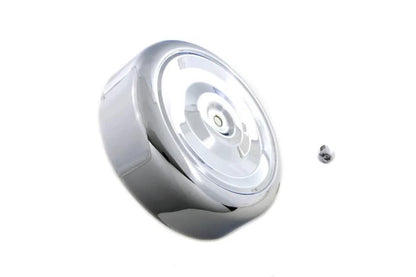 Wyatt Gatling Chrome Round Bobbed Style 7 inch Air Cleaner Cover for Harley Davidson XL by Wyatt Gatling