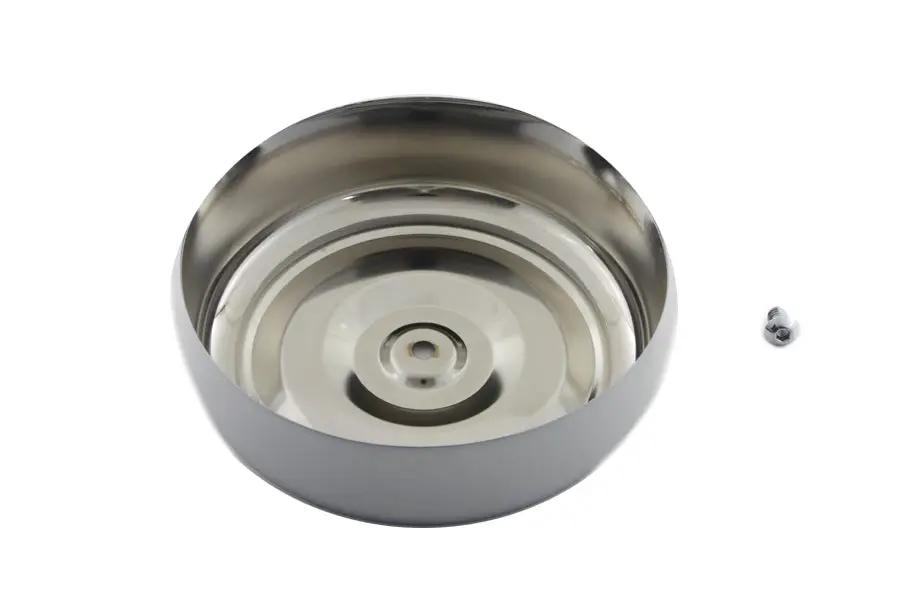 Wyatt Gatling Chrome Round Bobbed Style 7 inch Air Cleaner Cover for Harley Davidson XL by Wyatt Gatling