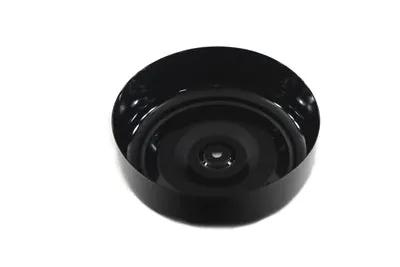 Wyatt Gatling Black 7 Inch Round Bobbed Style Air Cleaner Cover for Harley Davidson XL by Wyatt Gatling