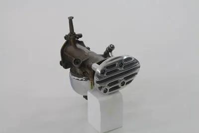 Wyatt Gatling Linkert Finned Bird Deflector for Harley Davidson FL (1941-1950) by Wyatt Gatling