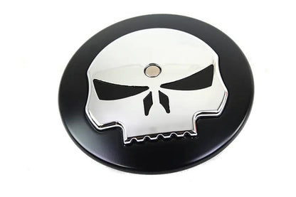 Wyatt Gatling Skull Air Cleaner Cover Insert Part 78345B for Harley Davidson FLT by Wyatt Gatling