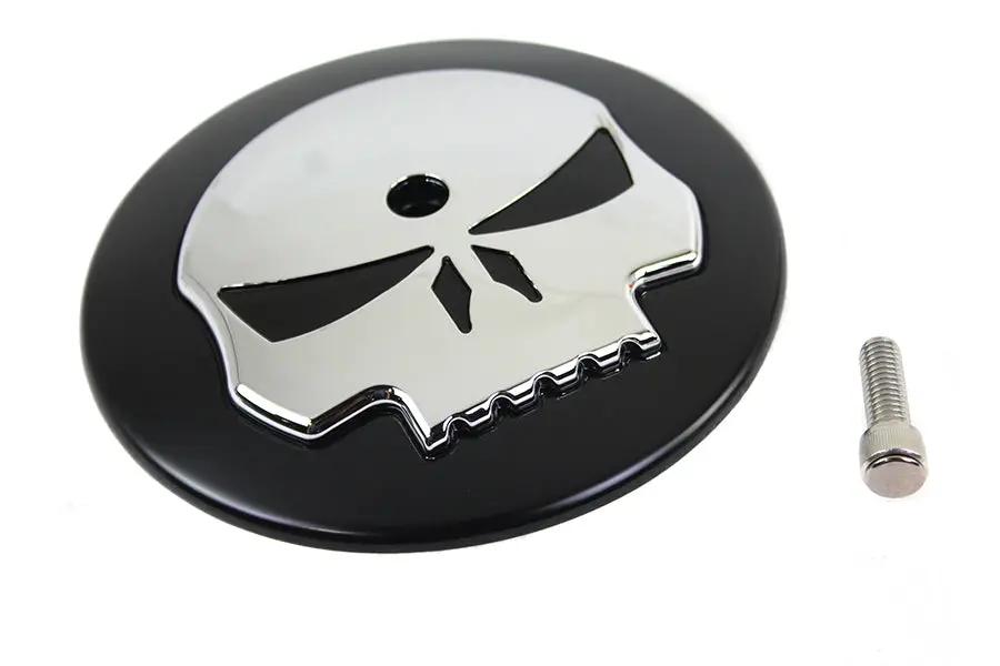 Wyatt Gatling Skull Air Cleaner Cover Insert Part 78345B for Harley Davidson FLT by Wyatt Gatling