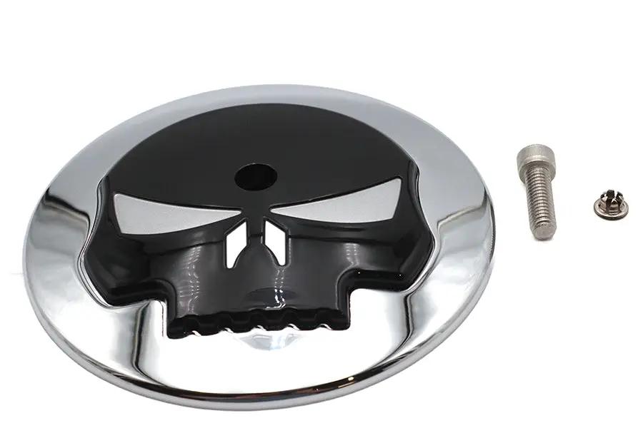 Wyatt Gatling Skull Air Cleaner Cover Insert for Harley Davidson FLT Models by Wyatt Gatling