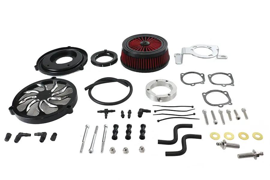 Wyatt Gatling Extreme Billet Air Cleaner Kit Torque Style for Harley Davidson FXD by Wyatt Gatling