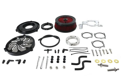 Wyatt Gatling Extreme Billet Air Cleaner Kit Torque Style for Harley Davidson FXD by Wyatt Gatling