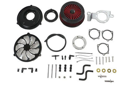 Wyatt Gatling Extreme Billet Air Cleaner Kit Torque Style for Harley Davidson FXD by Wyatt Gatling