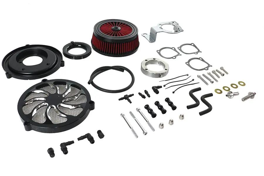 Wyatt Gatling Extreme Billet Air Cleaner Kit Torque Style for Harley Davidson FXD by Wyatt Gatling