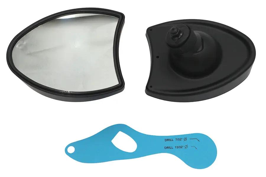 V-Twin Fairing Mirror Set Black for Harley Davidson FLHT (1996-2005) by V-Twin