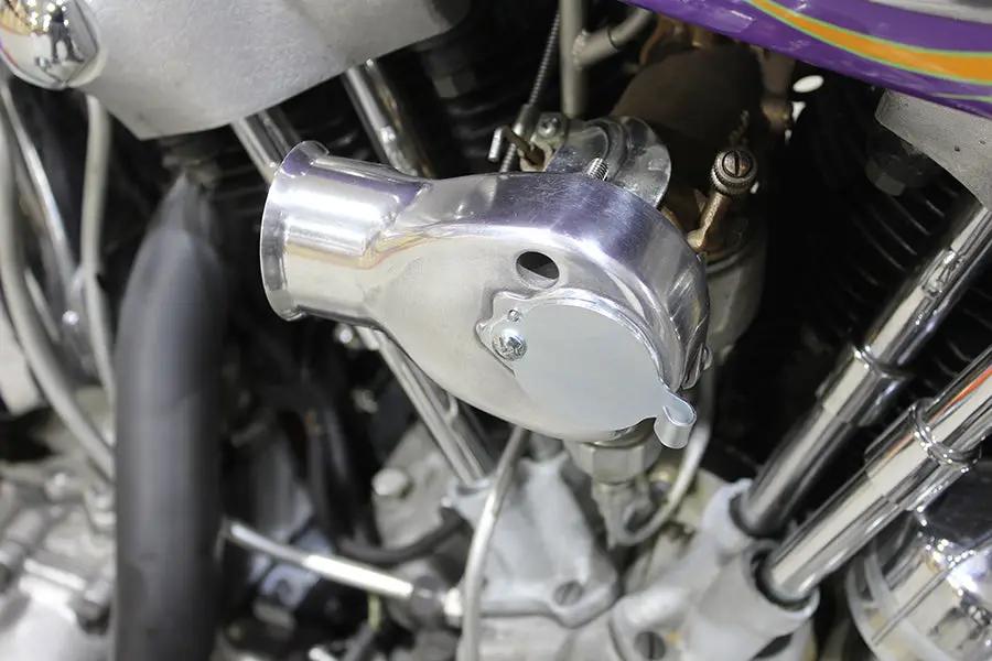 Wyatt Gatling Linkert Carburetor Air Snoot for Harley Davidson FL (1941-1950) by Wyatt Gatling