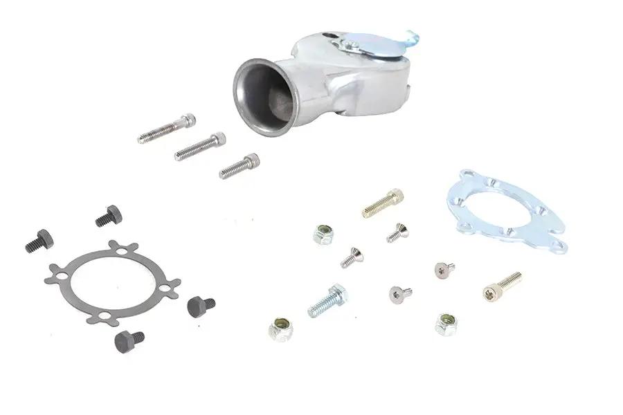Wyatt Gatling Linkert Carburetor Air Snoot for Harley Davidson FL (1941-1950) by Wyatt Gatling
