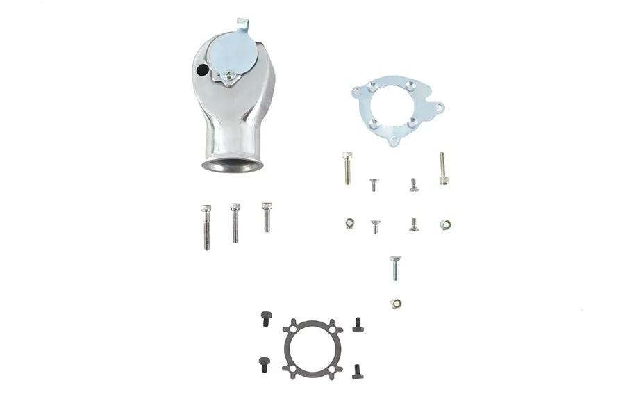 Wyatt Gatling Linkert Carburetor Air Snoot for Harley Davidson FL (1941-1950) by Wyatt Gatling