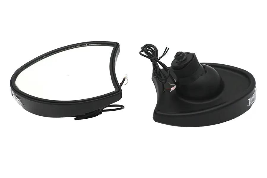 Wyatt Gatling Part 270972 Fairing Mirror Set for Harley Davidson FLHT - Black by Wyatt Gatling