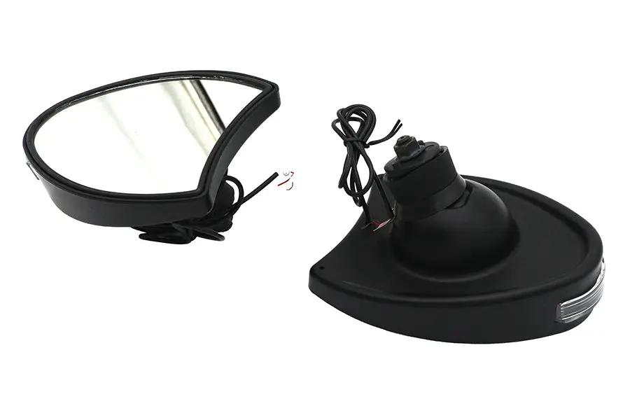 Wyatt Gatling Part 270972 Fairing Mirror Set for Harley Davidson FLHT - Black by Wyatt Gatling