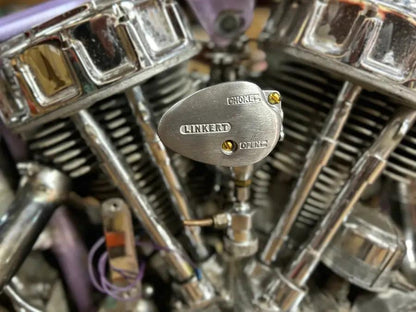 Wyatt Gatling Right Side Linkert Air Dam Alloy for Harley Davidson EL Models by Wyatt Gatling