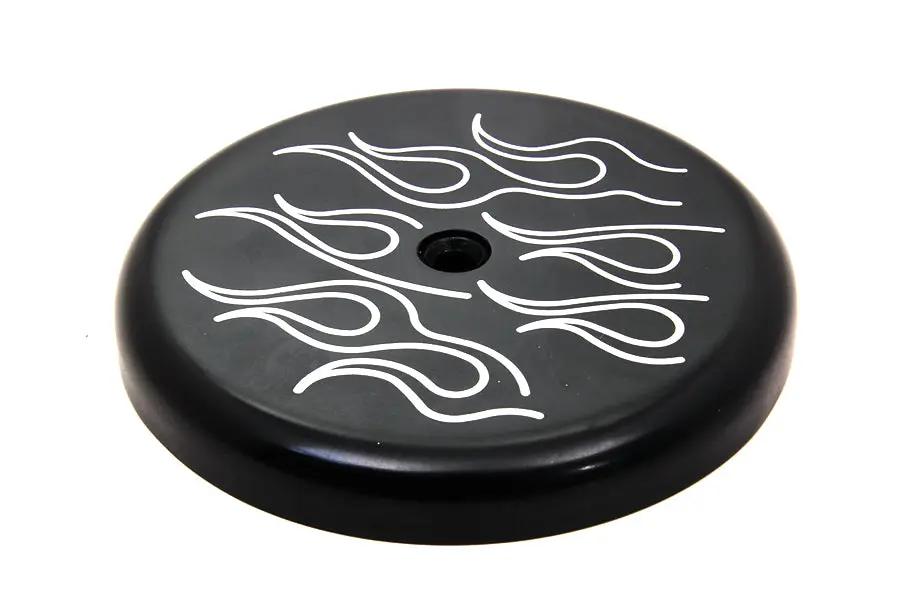 Wyatt Gatling Black Ball Milled Air Cleaner Cover (Part #0213) by Wyatt Gatling