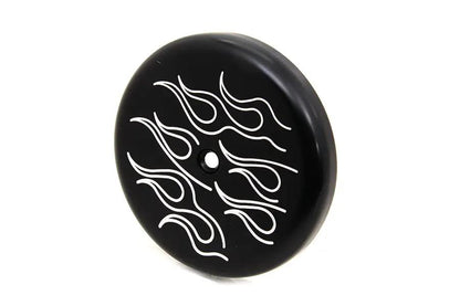 Wyatt Gatling Black Ball Milled Air Cleaner Cover (Part #0213) by Wyatt Gatling