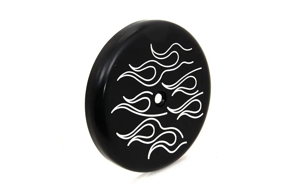 Wyatt Gatling Black Ball Milled Air Cleaner Cover (Part #0213) by Wyatt Gatling