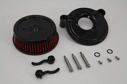 Wyatt Gatling 1202BLACK Air Cleaner and Backing Plate for Harley Davidson FXD and FXST Models by Wyatt Gatling